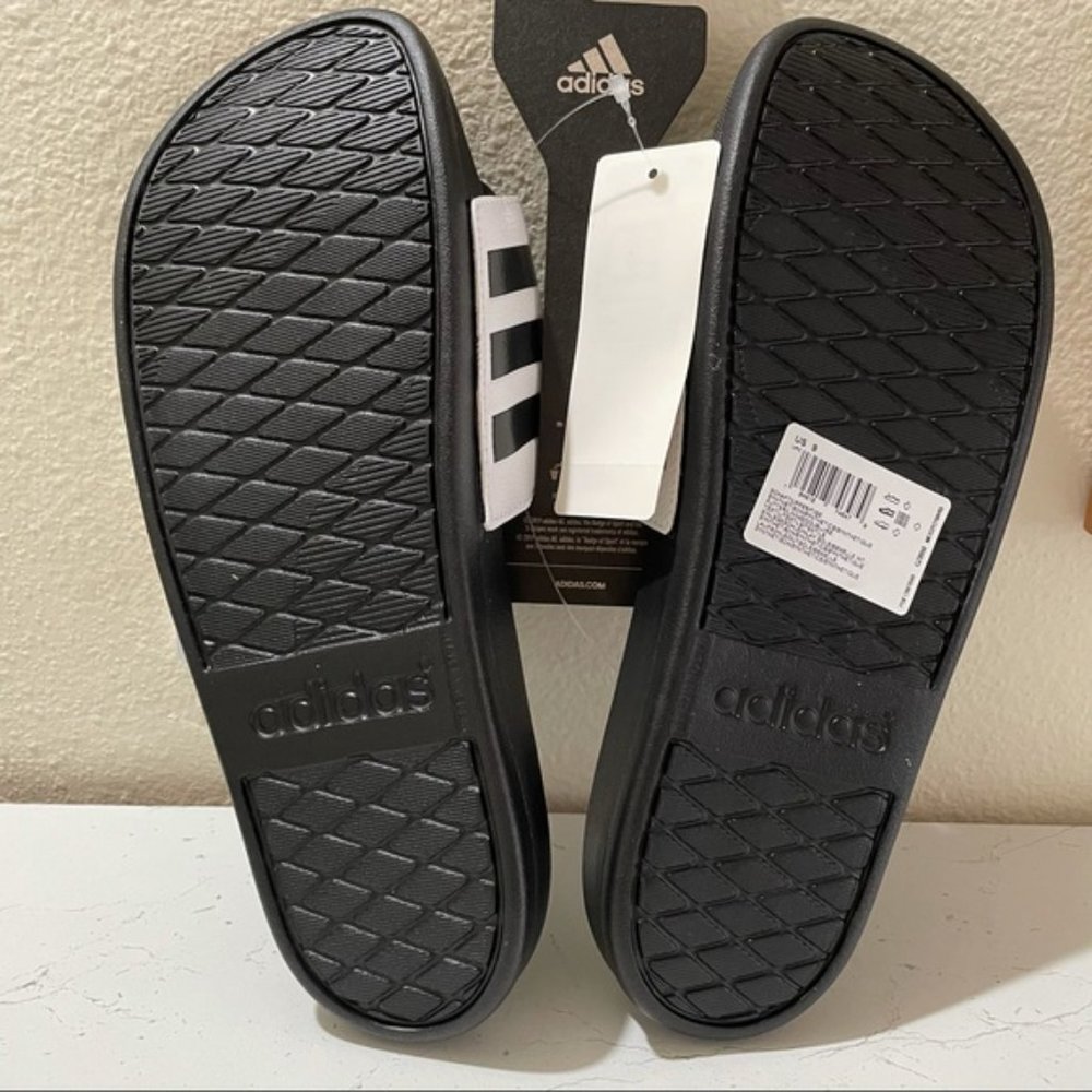 New Adidas Unisex Slide Sandal, , White, M8/W9 - Picture 7 of 7